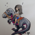 Tamed Dino (old watermark)